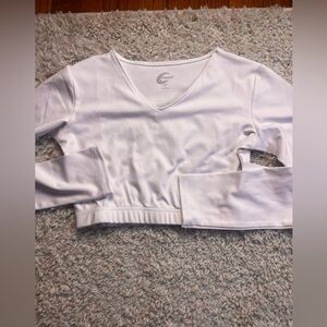 JUNIOR/GIRLS CHASSSE’ WHITE LINER FOR CHEER SIZE S NWT